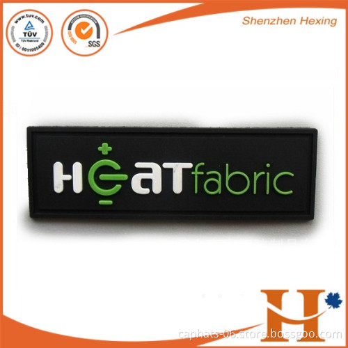 Factory price! custom high quality hook and loop fastener pvc patch,wholesale pvc hook and loop fastener patch